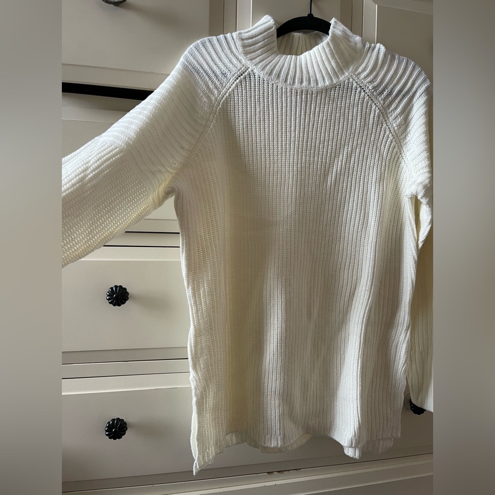 Women's Cream Sweater - Picture 2 of 7